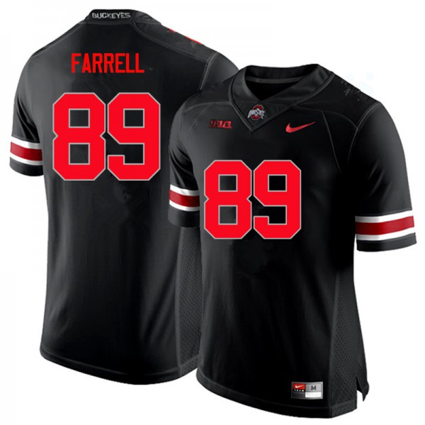 Ohio State Buckeyes #89 Luke Farrell Men Stitched Jersey Black